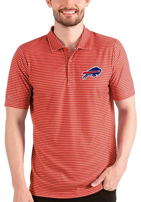 Antigua Buffalo Bills Mens Red Esteem Short Sleeve Polo