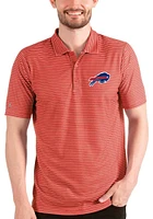 Antigua Buffalo Bills Mens Red Esteem Short Sleeve Polo