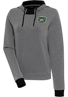 Antigua Ohio Bobcats Womens Axe Bunker Hooded Sweatshirt