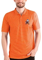 Antigua Cleveland Browns Mens Orange Esteem Short Sleeve Polo