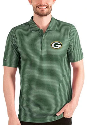Antigua Green Bay Packers Mens Esteem Short Sleeve Polo