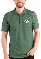 Antigua Green Bay Packers Mens Esteem Short Sleeve Polo