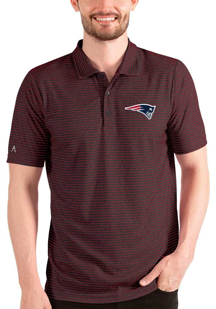 Antigua New England Patriots Mens Esteem Short Sleeve Polo