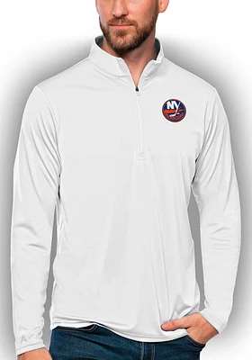 Antigua New York Islanders Mens Tribute Long Sleeve Qtr Zip Pullover