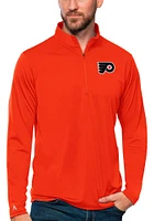 Antigua Philadelphia Flyers Mens Tribute Long Sleeve Qtr Zip Pullover