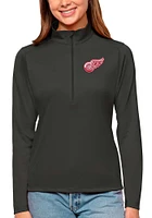 Antigua Detroit Red Wings Womens Tribute Qtr Zip Pullover
