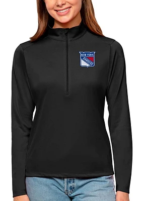 Antigua New York Rangers Womens Tribute Qtr Zip Pullover