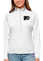 Antigua Philadelphia Flyers Womens Tribute Qtr Zip Pullover