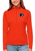 Antigua Philadelphia Flyers Womens Tribute Qtr Zip Pullover
