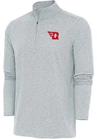 Antigua Dayton Flyers Mens Hunk Long Sleeve Qtr Zip Pullover