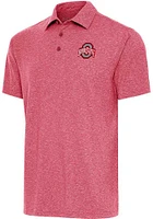 Antigua Ohio State Buckeyes Mens Par 3 Short Sleeve Polo