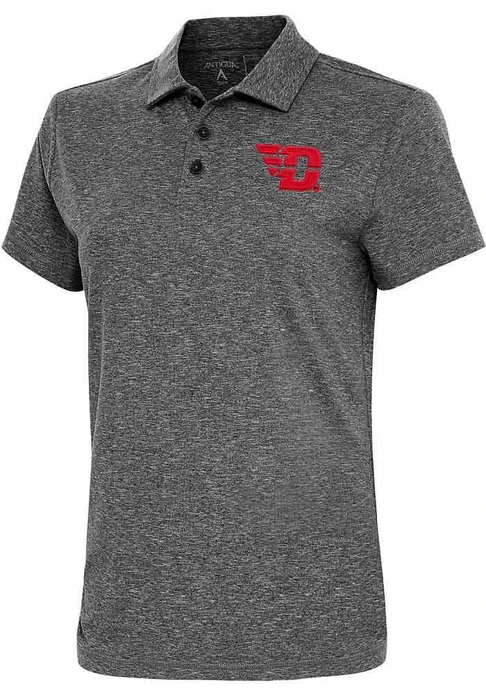 Antigua Dayton Flyers Womens Motivated Short Sleeve Polo Shirt