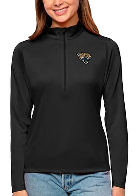 Antigua Jacksonville Jaguars Womens Tribute Qtr Zip Pullover