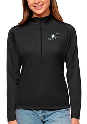 Antigua Philadelphia Eagles Womens Tribute Qtr Zip Pullover