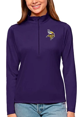 Antigua Minnesota Vikings Womens Tribute Qtr Zip Pullover