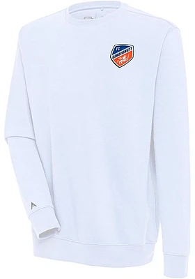 Antigua FC Cincinnati Mens Victory Long Sleeve Crew Sweatshirt