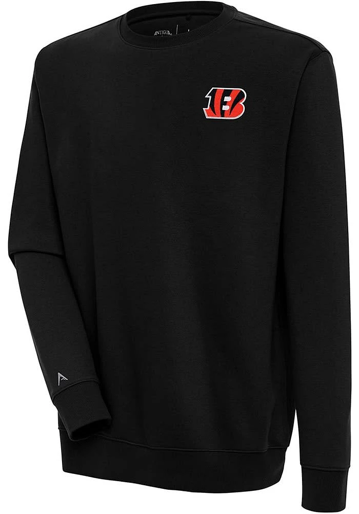 Antigua Cincinnati Bengals Mens Victory Long Sleeve Crew Sweatshirt