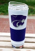 K-State Wildcats The Draft Emblem Logo 24oz Stainless Steel Tumbler - Grey