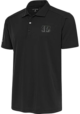 Antigua Cincinnati Bengals Tonal Logo Tribute Big and Tall Polo