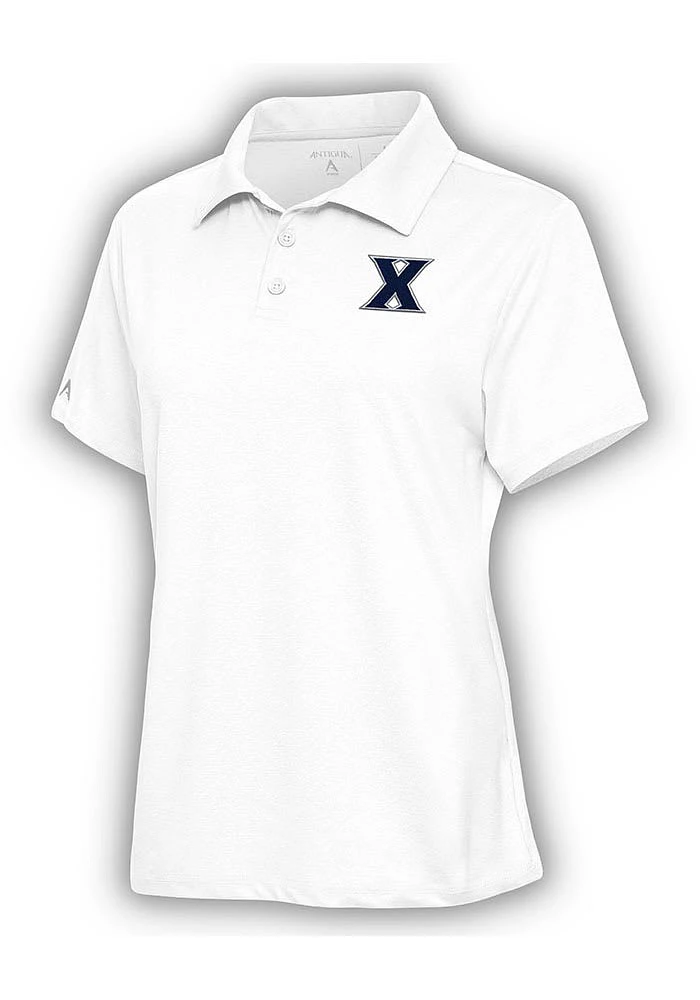 Antigua Xavier Musketeers Womens Motivated Short Sleeve Polo Shirt