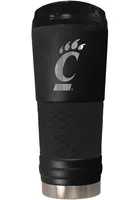 Cincinnati Bearcats Stealth 24oz Powder Coated Stainless Steel Tumbler - Black