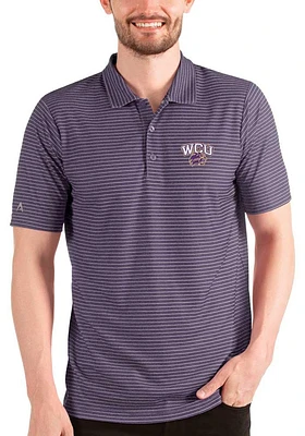 Antigua Western Carolina Mens Purple Esteem Short Sleeve Polo