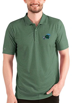 Antigua Tulane Green Wave Mens Esteem Short Sleeve Polo
