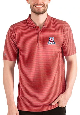 Antigua Arizona Wildcats Mens Red Esteem Short Sleeve Polo