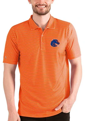Antigua Boise State Broncos Mens Orange Esteem Short Sleeve Polo