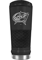 Columbus Blue Jackets Stealth 24oz Powder Coated Stainless Steel Tumbler - Black