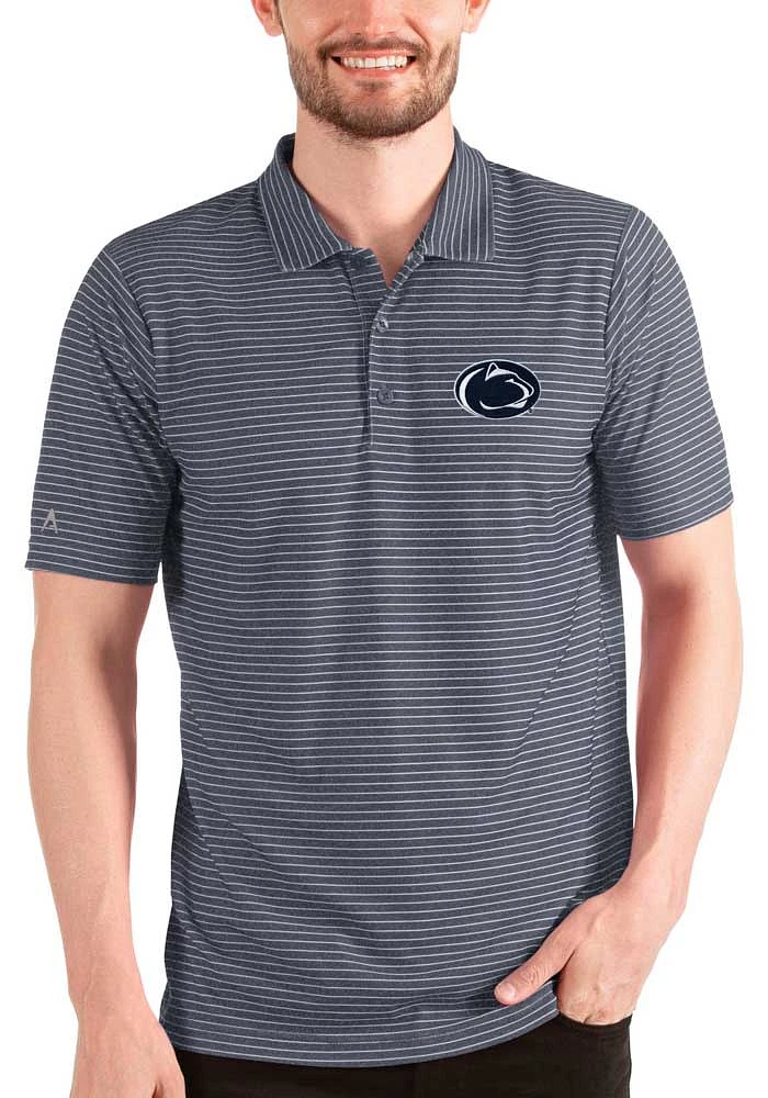 Antigua Penn State Nittany Lions Mens Navy Blue Esteem Short Sleeve Polo