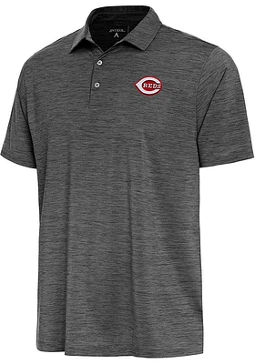 Antigua Cincinnati Reds Mens Layout Short Sleeve Polo