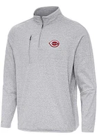 Antigua Cincinnati Reds Mens Certain Long Sleeve 1/4 Zip Pullover