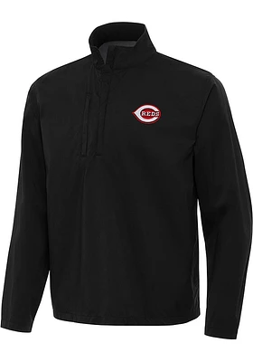 Antigua Cincinnati Reds Mens Brisk Long Sleeve 1/4 Zip Pullover