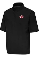 Antigua Cincinnati Reds Mens Brisk Short Sleeve Jacket