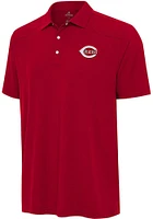 Antigua Cincinnati Reds Mens Western Short Sleeve Polo