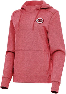 Antigua Cincinnati Reds Womens Justice Hooded Sweatshirt