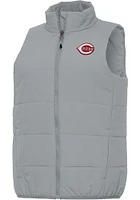 Antigua Cincinnati Reds Womens Grey Experience Vest