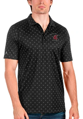 Antigua Washington State Cougars Mens Spark Short Sleeve Polo