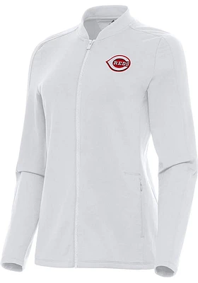 Antigua Cincinnati Reds Womens Continual Light Weight Jacket