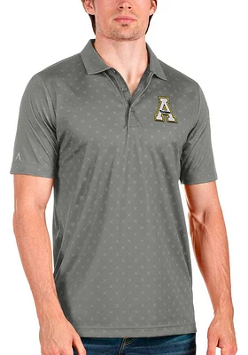 Antigua Appalachian State Mountaineers Mens Spark Short Sleeve Polo