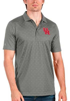 Antigua Houston Cougars Mens Spark Short Sleeve Polo