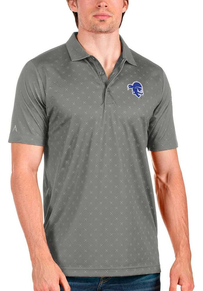 Antigua Seton Hall Pirates Mens Spark Short Sleeve Polo