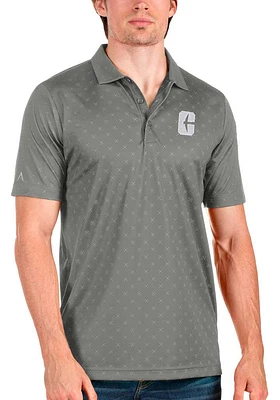 Antigua UNCC 49ers Mens Spark Short Sleeve Polo