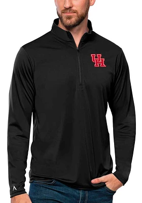 Antigua Houston Cougars Mens Tribute Long Sleeve Qtr Zip Pullover