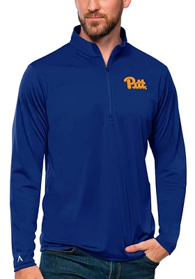 Mens Pitt Panthers Antigua Tribute Qtr Zip Pullover