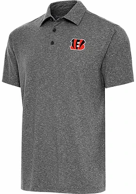 Antigua Cincinnati Bengals Par 3 Big and Tall Polo