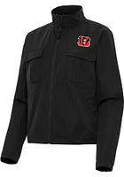 Antigua Cincinnati Bengals Womens Even Par Light Weight Jacket