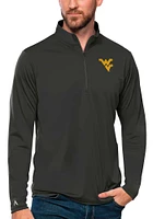 Antigua West Virginia Mountaineers Mens Tribute Long Sleeve Qtr Zip Pullover