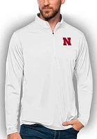 Mens Nebraska Cornhuskers Antigua Tribute Qtr Zip Pullover